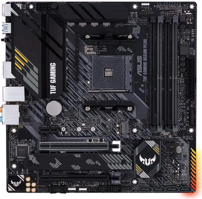 Asus TUF GAMING B550M-PLUS TUF GAMING B550M-PLUS placa de baza AM4 DDR4 2xM.2 6xSATA PCIe 4.0 x16 mATX, 4718017623544