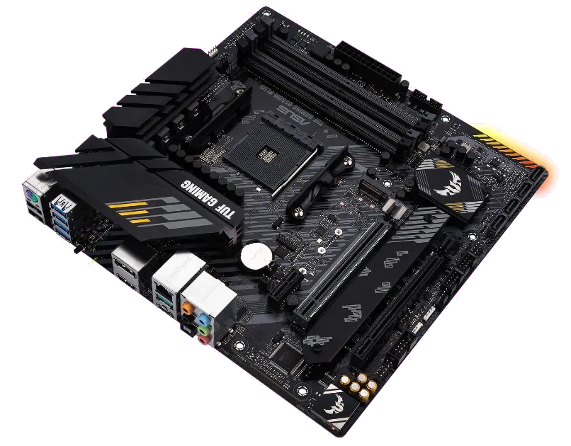 Asus TUF GAMING B550M-PLUS TUF GAMING B550M-PLUS placa de baza AM4 DDR4 2xM.2 6xSATA PCIe 4.0 x16 mATX, 4718017623544