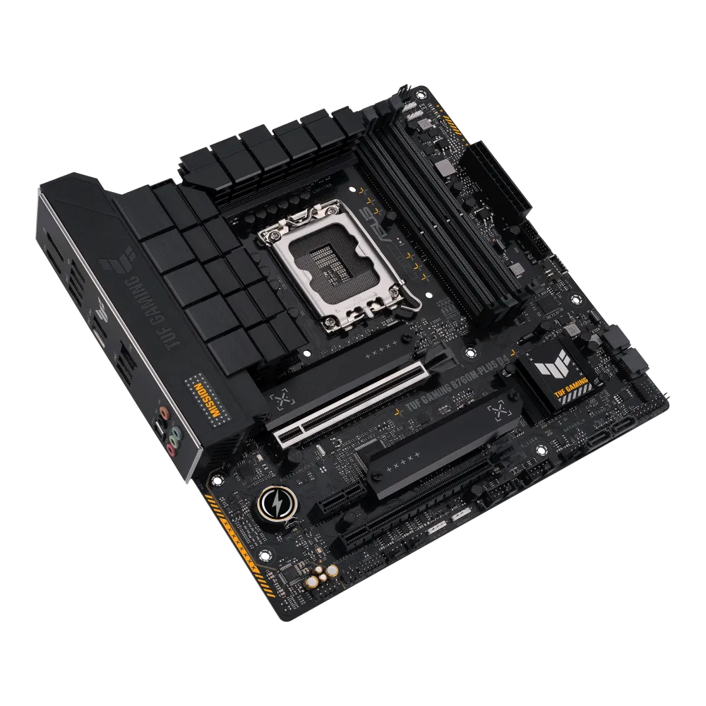 Asus TUF GAMING B760M-PLUS D4 TUF GAMING B760M-PLUS D4 placa de baza LGA1700, 4711387005316