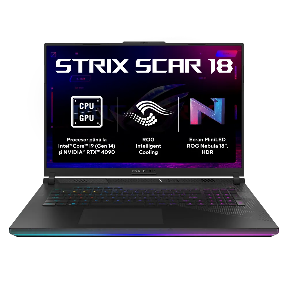 Asus G834JZR-R6082 ROG Strix SCAR 18 (2024) laptop 18inch 2.5K i9-14900HX 64GB 1B RTX4080 12GB, 4711387437735