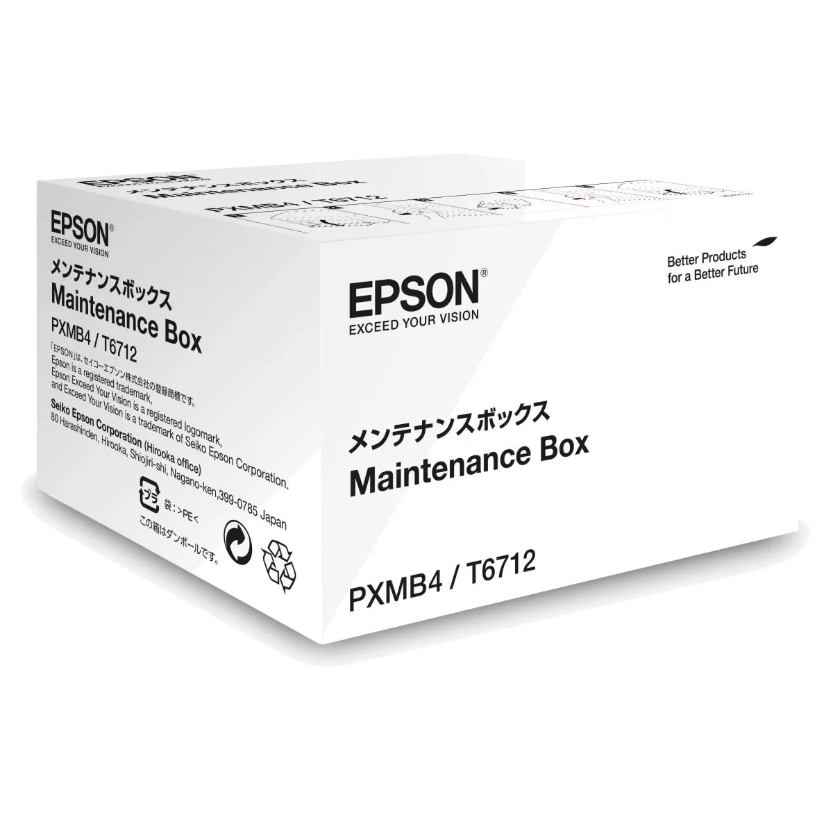 Epson C13T671200 Epson T6712 Maintenance Box pentru WorkForce WF-6090. WF-6590, WF-8090, 75.000 pag. 8715946538075
