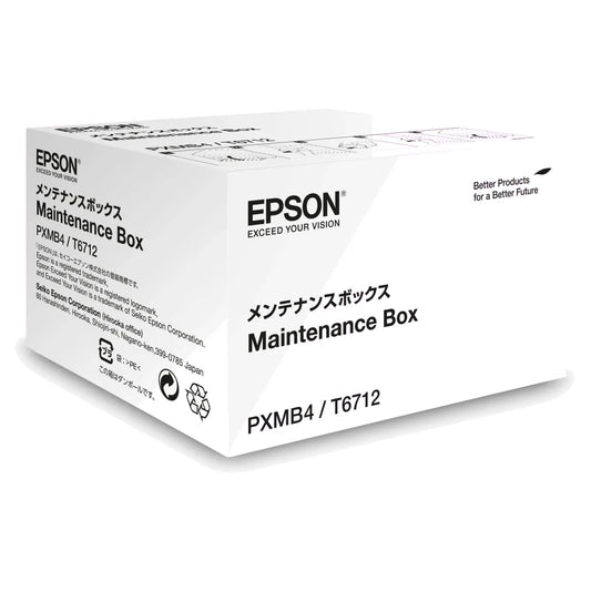 Epson C13T671200 Epson T6712 Maintenance Box pentru WorkForce WF-6090. WF-6590, WF-8090, 75.000 pag. 8715946538075