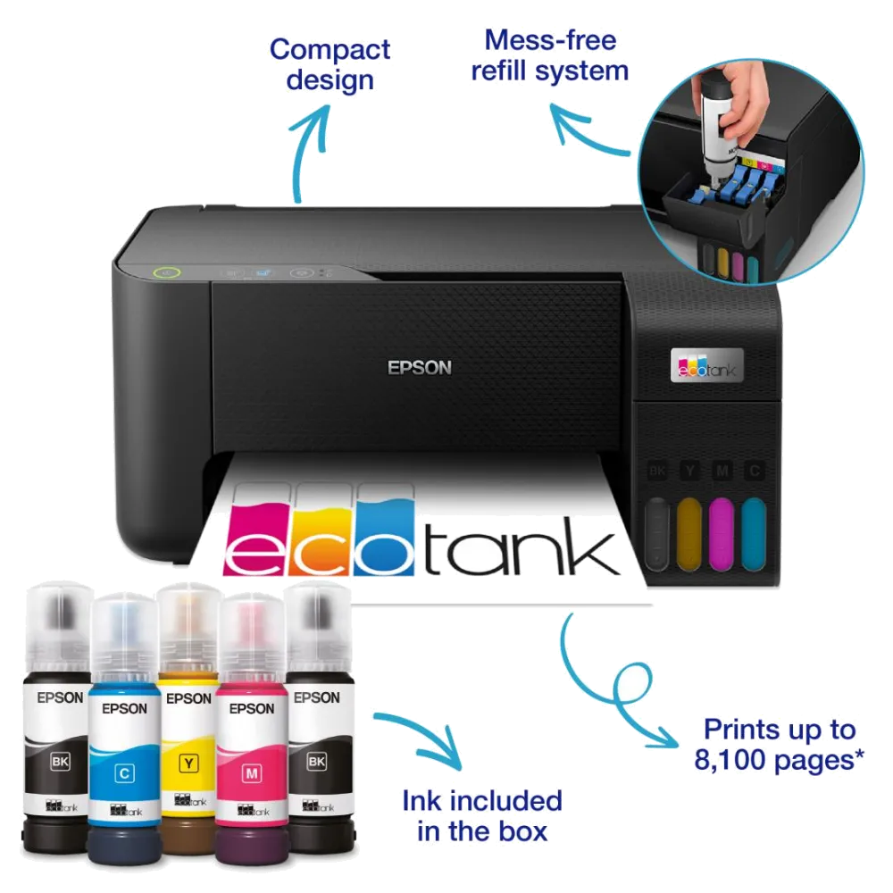 Epson C11CJ68407 Multifunctional inkjet color Epson EcoTank CISS L3230 A4 printare copiere scan, 8715946729718