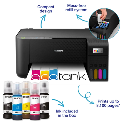 Epson C11CJ68407 Multifunctional inkjet color Epson EcoTank CISS L3230 A4 printare copiere scan, 8715946729718