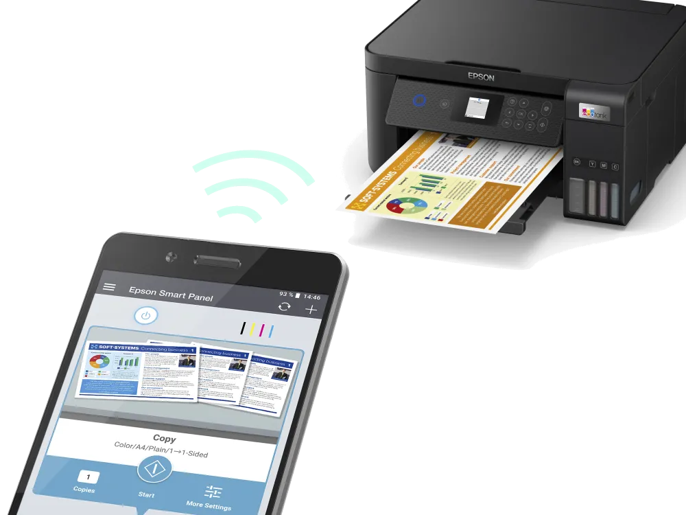 Epson C11CJ63409 Multifunctional inkjet color EcoTank CISS L4260, Piezo, A4 3 in 1 USB WiFi, 8715946686516