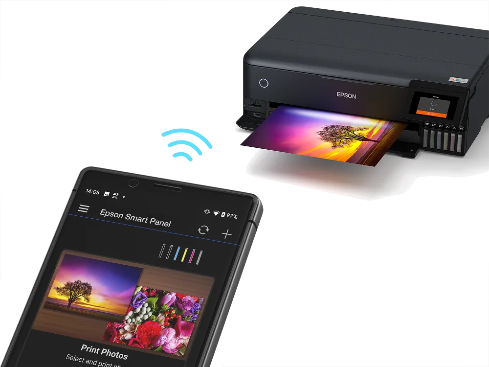 Epson C11CJ21402 Multifunctional inkjet color CISS L8180, dimensiune A3+ 3-in-1 USB 2.0 Wireless, 8715946676388