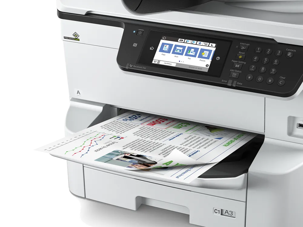 Epson C11CG69401 Multifunctional inkjet color WorkForce Pro WF-C8610DWF A3 4-in-1 duplex ADF WiFi, 8715946651033