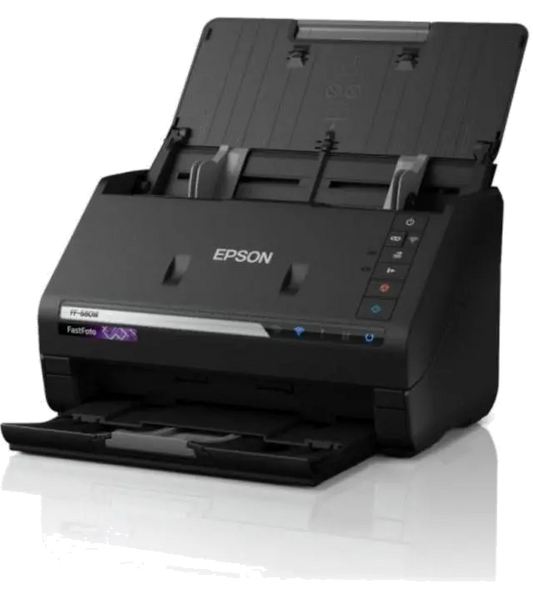 Epson B11B237401 Scanner FASTFOTO FF-680W, dimensiune A4, tip sheetfed, viteza 46ppm B&W si Color, 8715946654270