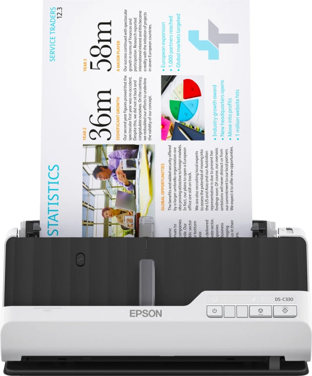 Epson B11B272401 Scanner DS-C330 A4 Compact desktop Sheetfed Scanner, Rezolutie optica: 600 x 600, 8715946718408