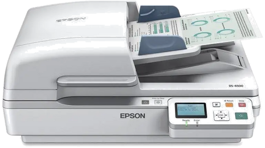 Epson B11B205231 Scanner DS-6500, A4, tip flatbed, viteza scanare: 25ppm alb-negru si color, 8715946499215