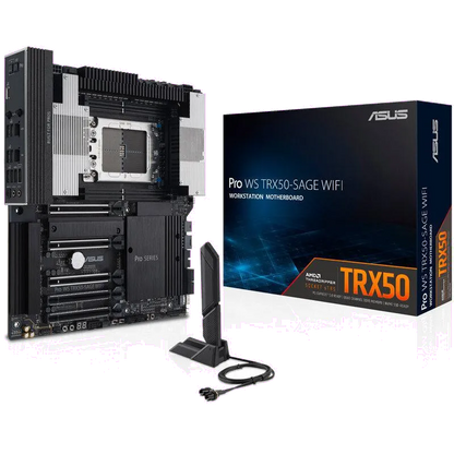 Asus PRO WS TRX50-SAGE WIFI PRO WS TRX50 SAGE WIFI Placa de Baza 4x DDR5, 5x PCIE x16, 3x M.2, 4x SATA 6gb/s, 4711387402726