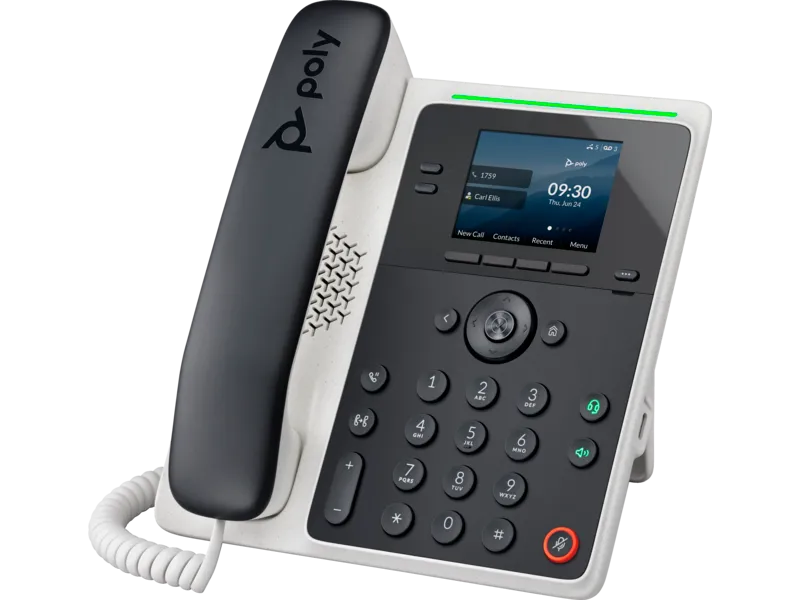 HP 82M86AA Poly Edge E100 IP Phone and PoE-enabled, 197497341348