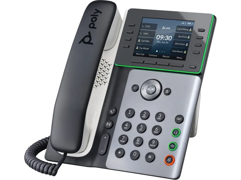 HP 82M88AA Poly Edge E320 IP Phone and PoE-enabled, 197497341362