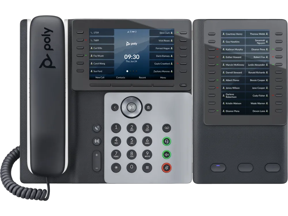 HP 82M91AA Poly Edge E550 IP Phone and PoE-enabled, 197497341393