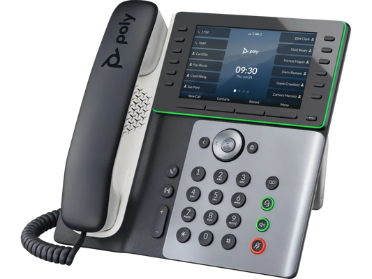 HP 82M91AA Poly Edge E550 IP Phone and PoE-enabled, 197497341393