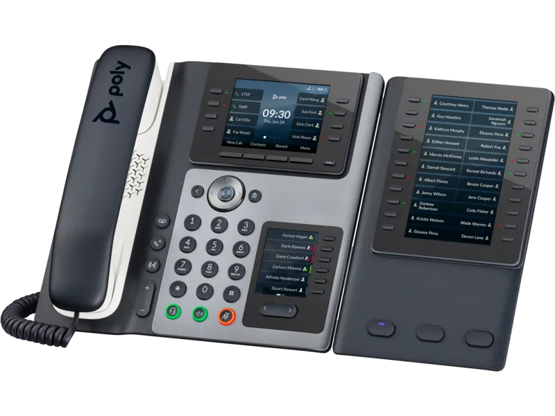 HP 82M93AA Poly Edge E400 IP Phone and PoE-enabled, 197497341416