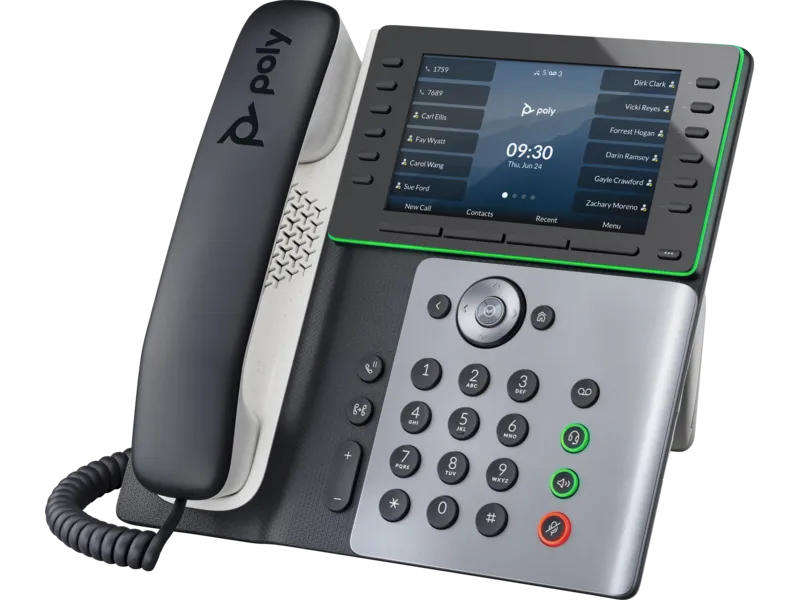 HP 82M94AA Poly Edge E500 IP Phone and PoE-enabled, 197497341423