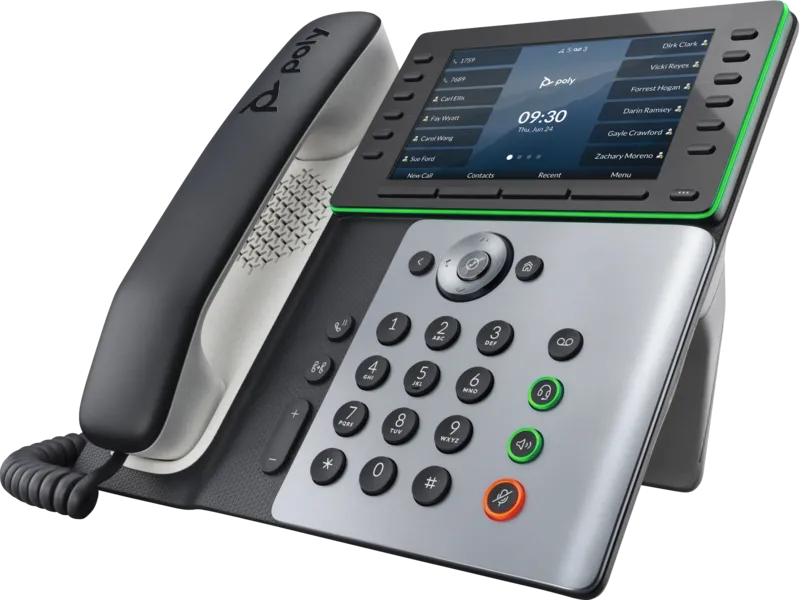 HP 82M94AA Poly Edge E500 IP Phone and PoE-enabled, 197497341423