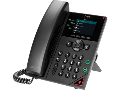 HP 89B62AA#AC3 Poly VVX 250 4-Line IP Phone and PoE-enabled No localization, 196188445471