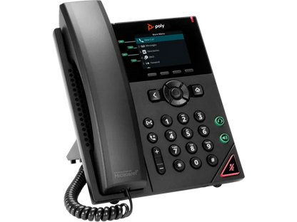 HP 89B62AA#AC3 Poly VVX 250 4-Line IP Phone and PoE-enabled No localization, 196188445471