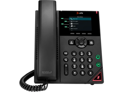 HP 89B62AA#AC3 Poly VVX 250 4-Line IP Phone and PoE-enabled No localization, 196188445471