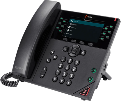 HP 89B75AA Poly VVX 450 12-Line IP Phone and PoE-enabled GSA/TAA