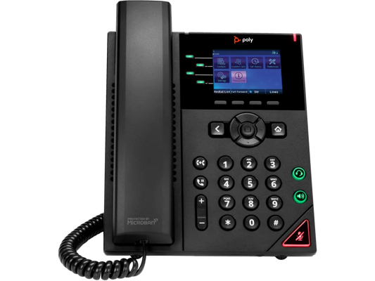 HP 89K69AA#ABB Poly OBi VVX 250 4-Line IP Phone and PoE-enabled with Power Supply EMEA, 196188605318