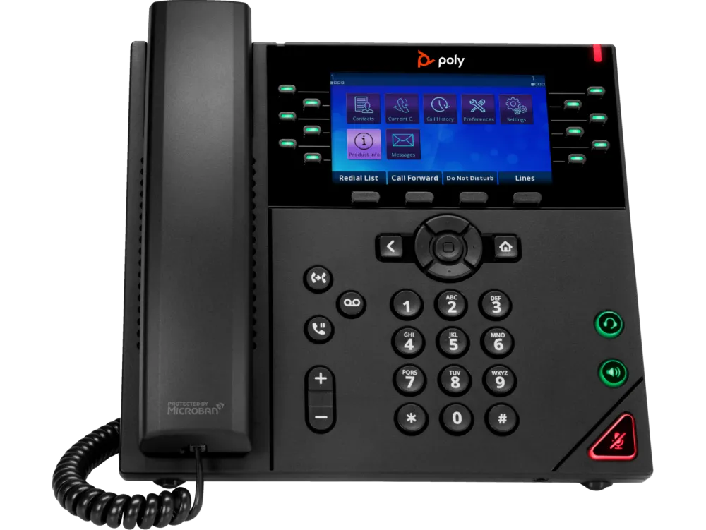 HP 89K71AA#ABB Poly OBi VVX 450 12-Line IP Phone and PoE-enabled with Power Supply EMEA, 196188604984