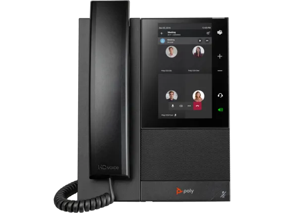 HP 82Z79AA Poly CCX 505 Business Media Phone for Microsoft Teams and PoE-enabled, 197497342741