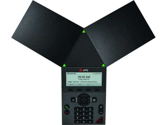 HP 84C20AA#AC3 Poly Trio 8300 IP Conference Phone and PoE-enabled No Radio GSA/TAA, 198122145744