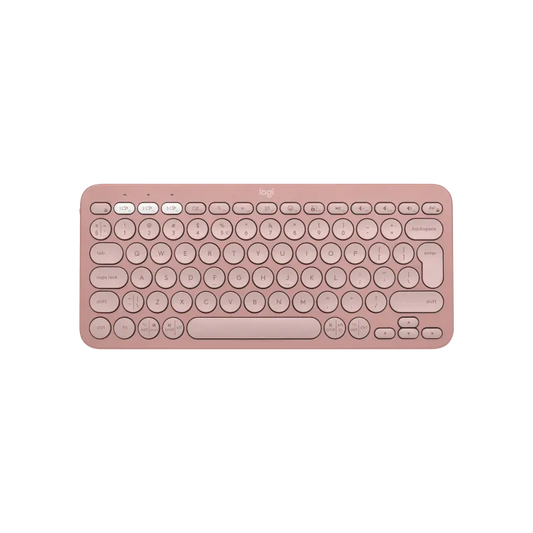 Logitech 920-011853 Tastatura Pebble Keys 2 K380s, Tonal Rose, US International, Bluetooth, 5099206110632