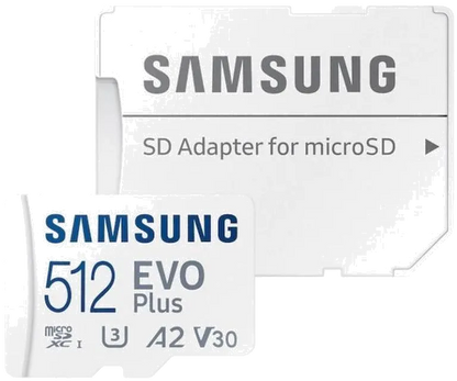 Samsung MB-MC512KA/EU MB-MC512KA/EU Micro Secure Digital Card 512GB Clasa 10 UHS- Iadaptor, 8806092411173