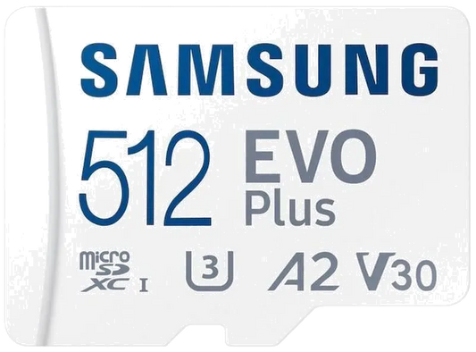 Samsung MB-MC512KA/EU MB-MC512KA/EU Micro Secure Digital Card 512GB Clasa 10 UHS- Iadaptor, 8806092411173