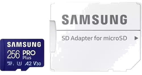 Samsung MB-MD256SA/EU MB-MD128DA/EU MicroSDHC PRO PLUS 256GB Class10/Grade 3 adapter UHS-I, 8806094788105