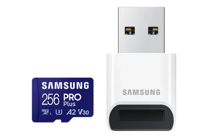 Samsung MB-MD256SB/WW MB-MD256SB/WW MicroSDHC PRO PLUS 256GB Class10/Grade 3 cu cititor de carduri, 8806094780697