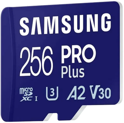 Samsung MB-MD256SB/WW MB-MD256SB/WW MicroSDHC PRO PLUS 256GB Class10/Grade 3 cu cititor de carduri, 8806094780697