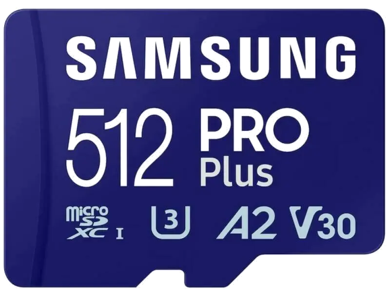 Samsung MB-MD512SB/WW MB-MD512SB/WW Card microSDXC PRO Plus 512GB Class 10 + adaptor, 8806094780680