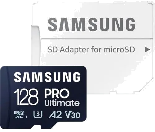 Samsung MB-MY128SA/WW MB-MY128SA/WW Micro Secure Digital Card Pro Ultimate 128GB Clasa 10 pana la 200MB/S cu adaptor, 8806094957174