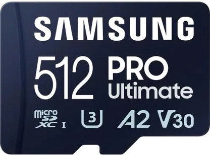 Samsung MB-MY512SA/WW MB-MY128SA/WW Micro Secure Digital Card Pro Ultimate 512GB Clasa 10 pana la 200MB/S cu adaptor, 8806094957228