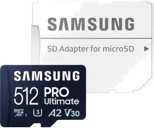 Samsung MB-MY512SA/WW MB-MY128SA/WW Micro Secure Digital Card Pro Ultimate 512GB Clasa 10 pana la 200MB/S cu adaptor, 8806094957228