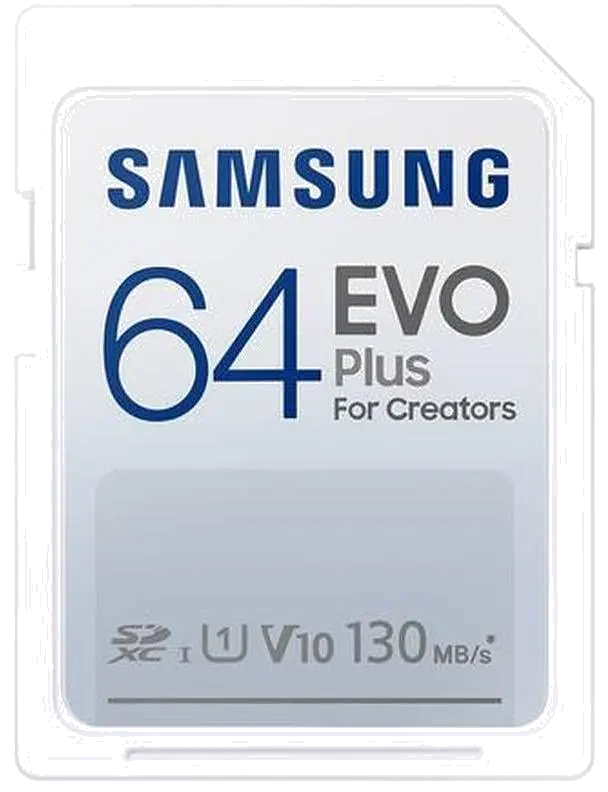 Samsung MB-SC64K/EU MB-SC64K/EU Micro Secure Digital Card Evo Plus 64GB Clasa U1 V10 pana la 130MB/S, 8806092504592