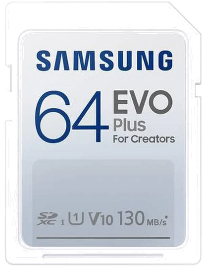 Samsung MB-SC64K/EU MB-SC64K/EU Micro Secure Digital Card Evo Plus 64GB Clasa U1 V10 pana la 130MB/S, 8806092504592