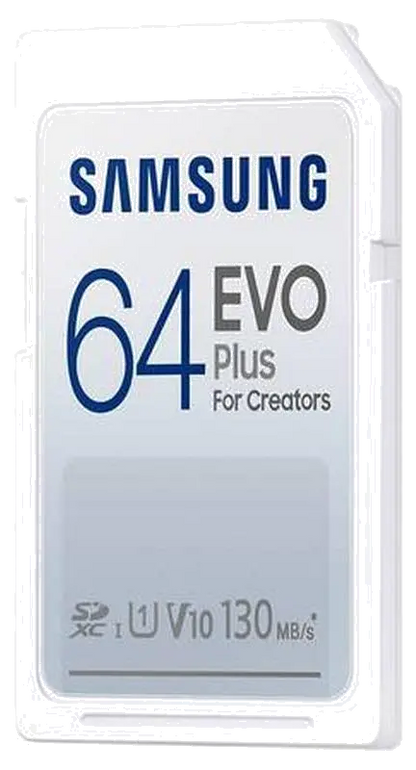 Samsung MB-SC64K/EU MB-SC64K/EU Micro Secure Digital Card Evo Plus 64GB Clasa U1 V10 pana la 130MB/S, 8806092504592