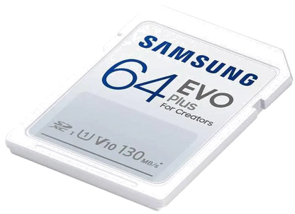 Samsung MB-SC64K/EU MB-SC64K/EU Micro Secure Digital Card Evo Plus 64GB Clasa U1 V10 pana la 130MB/S, 8806092504592