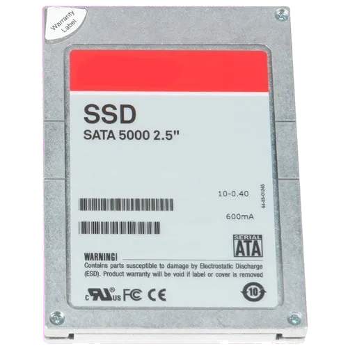 DELL 345-BBDY 480GB SSD SATA Read Intensive 6Gbps 512e 2.5in with 3.5'' HYB CARR 1 DWPD , Cus