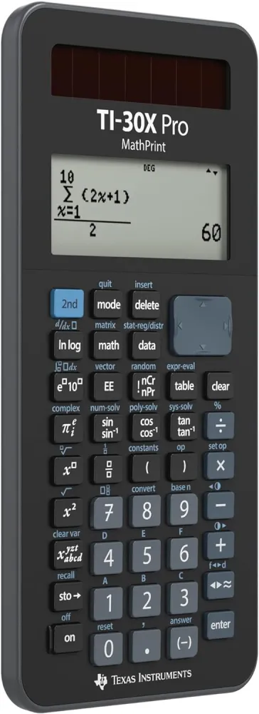 Texas Instruments 30XPROMP/TBL/2E7 Texas Instruments Calculator Stiintific TI-30X PRO MathPrint, certificat 3243480105910