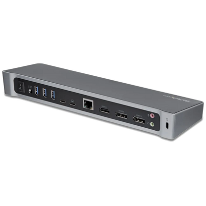 StarTech DK30CH2DEPUE Triple UHD 4K Monitor Docking Station, USB-C to HDMI & DisplayPort, 100W PD, 65030880015