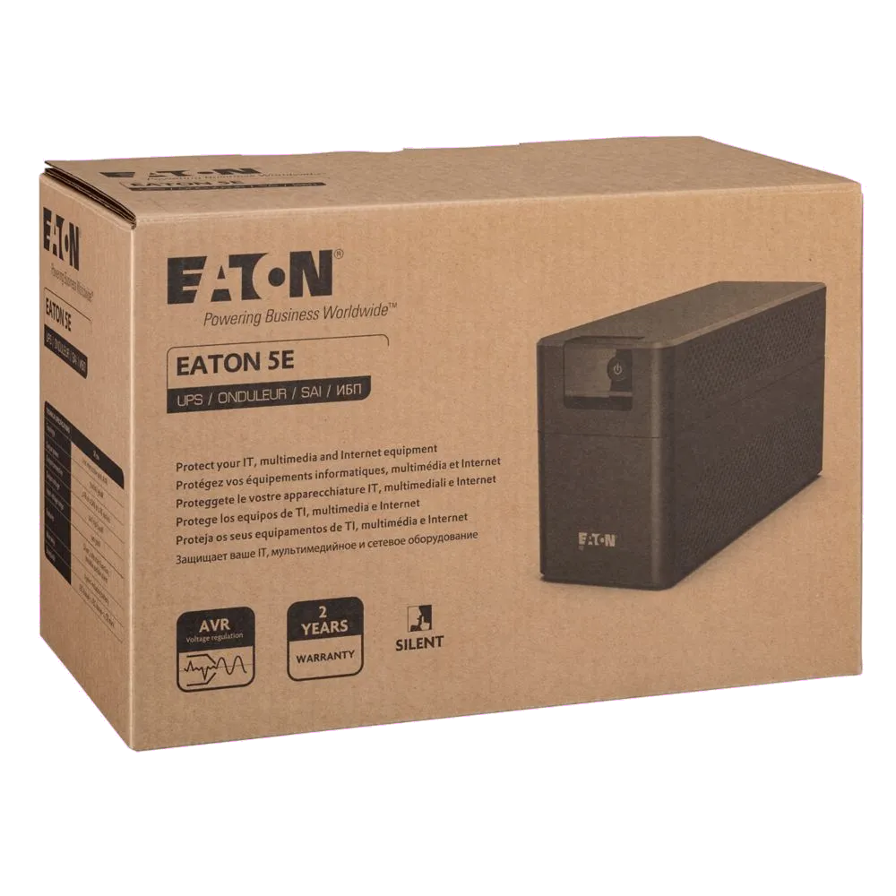 Eaton 5E550I UPS 5E Gen2 UPS IEC, 550 VA, 300W, intrare C14, 4 Ieșiri C13, 3553340704123