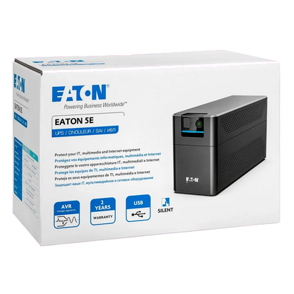 Eaton 5E700UI UPS 5E Gen2 USB IEC, 700 VA, 360 W, intrare C14, 4 prize C13, 3553340704178