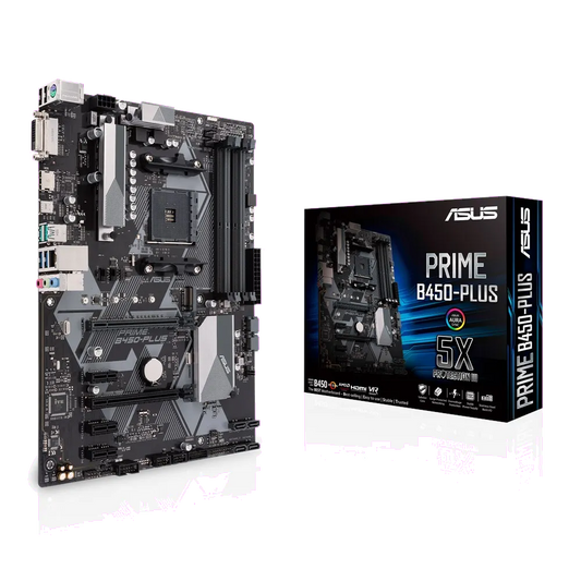 Asus PRIME B450-PLUS PRIME B450-PLUS placa de baza AM4 DDR4 maxim 64GB